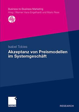 E-Book (pdf) Akzeptanz von Preismodellen im Systemgeschäft von Isabel Tobies