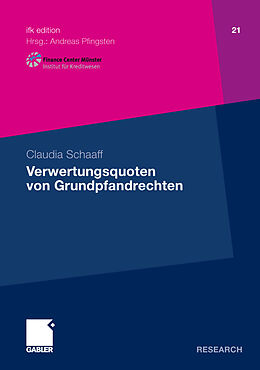 E-Book (pdf) Verwertungsquoten von Grundpfandrechten von Claudia Schaaff