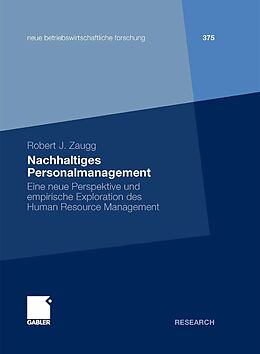 E-Book (pdf) Nachhaltiges Personalmanagement von Robert J. Zaugg