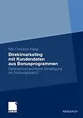 E-Book (pdf) Direktmarketing mit Kundendaten aus Bonusprogrammen von Nils Christian Haag