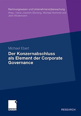 E-Book (pdf) Der Konzernabschluss als Element der Corporate Governance von Michael Ebert