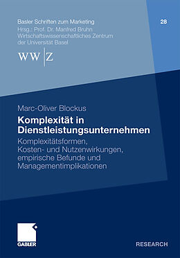 E-Book (pdf) Komplexität in Dienstleistungsunternehmen von Marc-Oliver Blockus