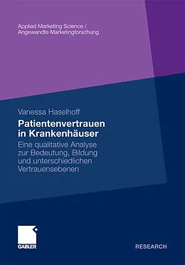 E-Book (pdf) Patientenvertrauen in Krankenhäuser von Vanessa Haselhoff