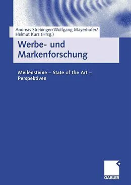 E-Book (pdf) Werbe- und Markenforschung von Andreas Strebinger, Wolfgang Mayerhofer, Helmut Kurz