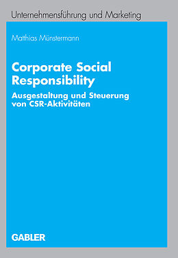 E-Book (pdf) Corporate Social Responsibility von Matthias Münstermann