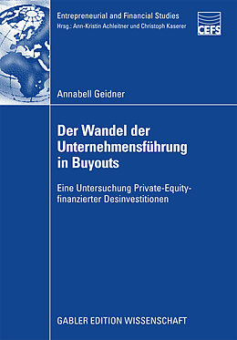 E-Book (pdf) Der Wandel der Unternehmensführung in Buyouts von Annabell Geidner
