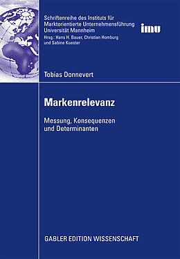 E-Book (pdf) Markenrelevanz von Tobias Donnevert