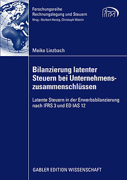E-Book (pdf) Bilanzierung latenter Steuern bei Unternehmenszusammenschlüssen von Meike Linzbach