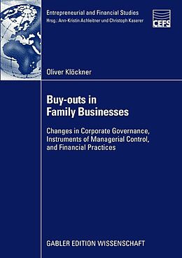 eBook (pdf) Buy-outs in Family Businesses de Oliver Klöckner