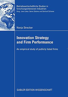 E-Book (pdf) Innovation Strategy and Firm Performance von Nanja Strecker