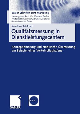 E-Book (pdf) Qualitätsmessung in Dienstleistungscentern von Sandrina Meldau