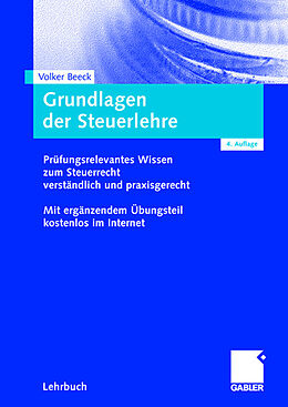 E-Book (pdf) Grundlagen der Steuerlehre von Volker Beeck