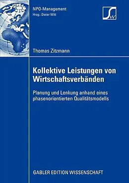 E-Book (pdf) Kollektive Leistungen von Wirtschaftsverbänden von Thomas Zitzmann