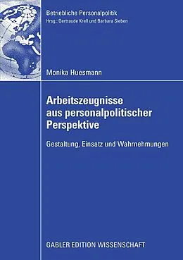 E-Book (pdf) Arbeitszeugnisse aus personalpolitischer Perspektive von Monika Huesmann