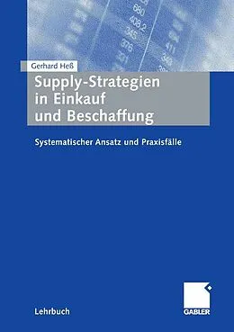 E-Book (pdf) Supply-Strategien in Einkauf und Beschaffung von Gerhard Heß