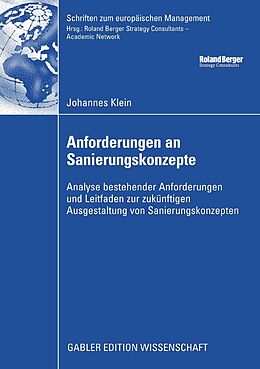 E-Book (pdf) Anforderungen an Sanierungskonzepte von Johannes Klein