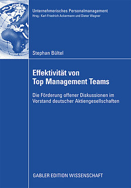 E-Book (pdf) Effektivität von Top Management Teams von Stephan Bültel