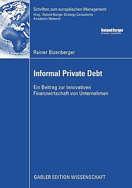 E-Book (pdf) Informal Private Debt von Rainer Bizenberger