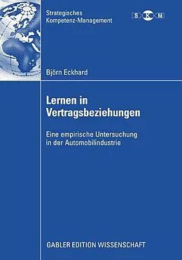 E-Book (pdf) Lernen in Vertragsbeziehungen von Björn Eckhard