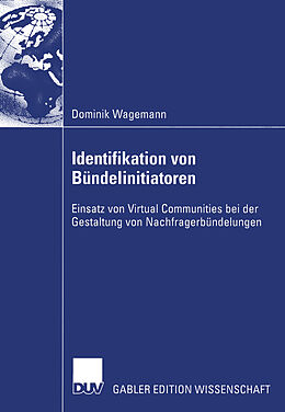 Kartonierter Einband Identifikation von Bündelinitiatoren von Dominik Wagemann