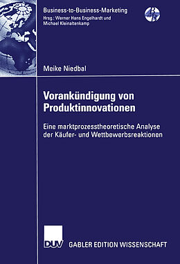 Kartonierter Einband Vorankündigung von Produktinnovationen von Meike Niedbal
