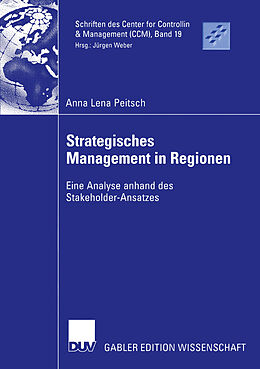 Kartonierter Einband Strategisches Management in Regionen von Anna Lena Peitsch