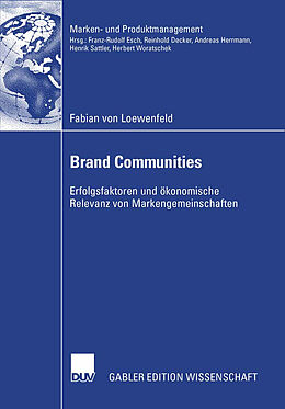 Kartonierter Einband Brand Communities von Fabian Loewenfeld