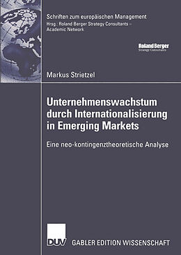 Kartonierter Einband Unternehmenswachstum durch Internationalisierung in Emerging Markets von Markus Strietzel