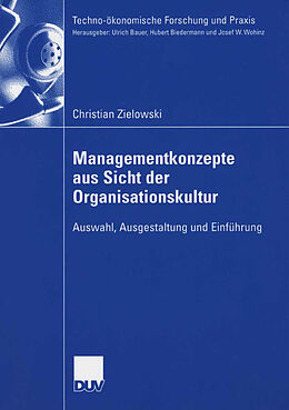 Kartonierter Einband Managementkonzepte aus Sicht der Organisationskultur von Christian Zielowski