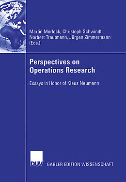 Fester Einband Perspectives on Operations Research von 