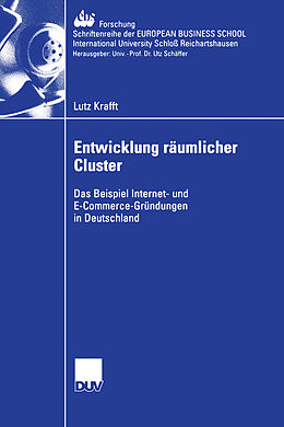 Kartonierter Einband Entwicklung räumlicher Cluster von Lutz Krafft