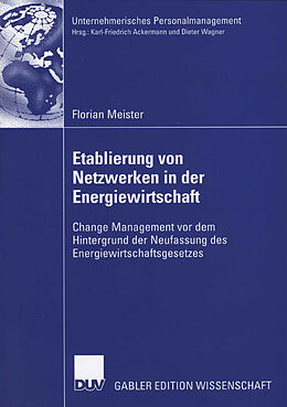 Kartonierter Einband Etablierung von Netzwerken in der Energiewirtschaft von Florian Meister