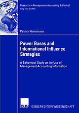 Couverture cartonnée Power Bases and Informational Influence Strategies de Patrick Heinemann