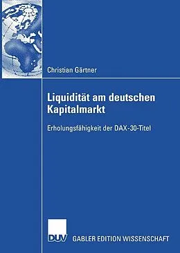 E-Book (pdf) Liquidität am deutschen Kapitalmarkt von Christian Gärtner
