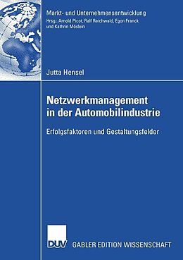 E-Book (pdf) Netzwerkmanagement in der Automobilindustrie von Jutta Hensel