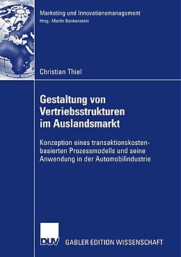 E-Book (pdf) Gestaltung von Vertriebsstrukturen im Auslandsmarkt von Christian Thiel