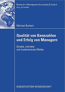 E-Book (pdf) Qualität von Kennzahlen und Erfolg von Managern von Michael Burkert