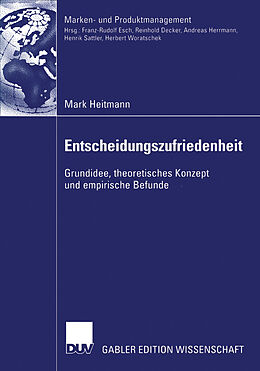 E-Book (pdf) Entscheidungszufriedenheit von Mark Heitmann