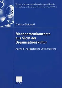 E-Book (pdf) Managementkonzepte aus Sicht der Organisationskultur von Christian Zielowski