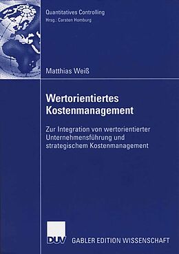 E-Book (pdf) Wertorientiertes Kostenmanagement von Matthias Weiß