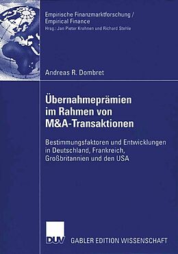 E-Book (pdf) Übernahmeprämien im Rahmen von M&amp;A-Transaktionen von Andreas Dombret