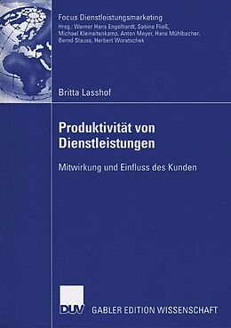 E-Book (pdf) Produktivität von Dienstleistungen von Britta Lasshof