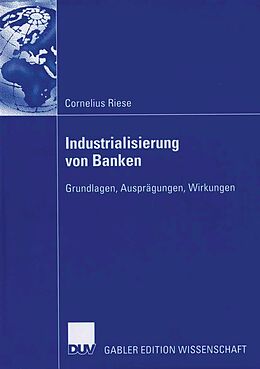 E-Book (pdf) Industrialisierung von Banken von Cornelius Riese