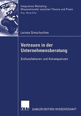 E-Book (pdf) Vertrauen in der Unternehmensberatung von Larissa Greschuchna