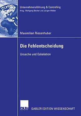 E-Book (pdf) Die Fehlentscheidung von Maximilian Riesenhuber