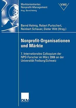 E-Book (pdf) Nonprofit-Organisationen und Märkte von Bernd Helmig, Reinbert Schauer, Robert Purtschert