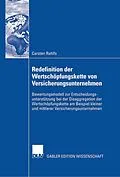E-Book (pdf) Redefinition der Wertschöpfungskette von Versicherungsunternehmen von Carsten Rahlfs