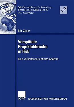 E-Book (pdf) Verspätete Projektabbrüche in F&E von Eric Zayer