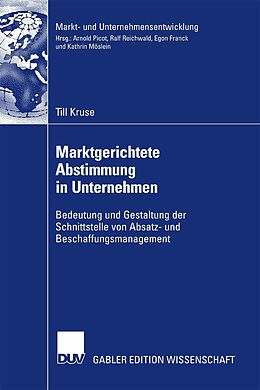 E-Book (pdf) Marktgerichtete Abstimmung in Unternehmen von Till Kruse