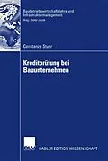 E-Book (pdf) Kreditprüfung bei Bauunternehmen von Constanze Stuhr